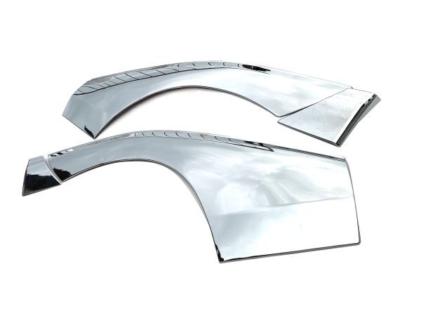 本州送料無料 日野 デュトロ ダイナ メッキドアガーニッシュ メッキフェンダー 左右4点セット拍卖