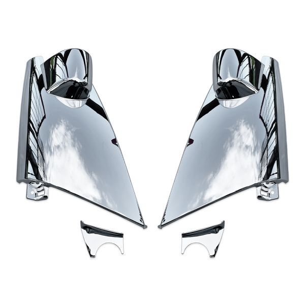 本州送料無料 いすゞ 超低 PMエルフ メッキコーナーパネル メッキ上部カバー拍卖