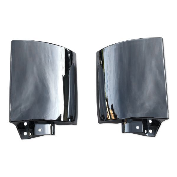 本州送料無料 三菱 ふそう ブルーテック キャンター 平成22年11月~ 標準 ワイド メッキ コーナー ランプ カバー 交換式 左右 セット 新品拍卖