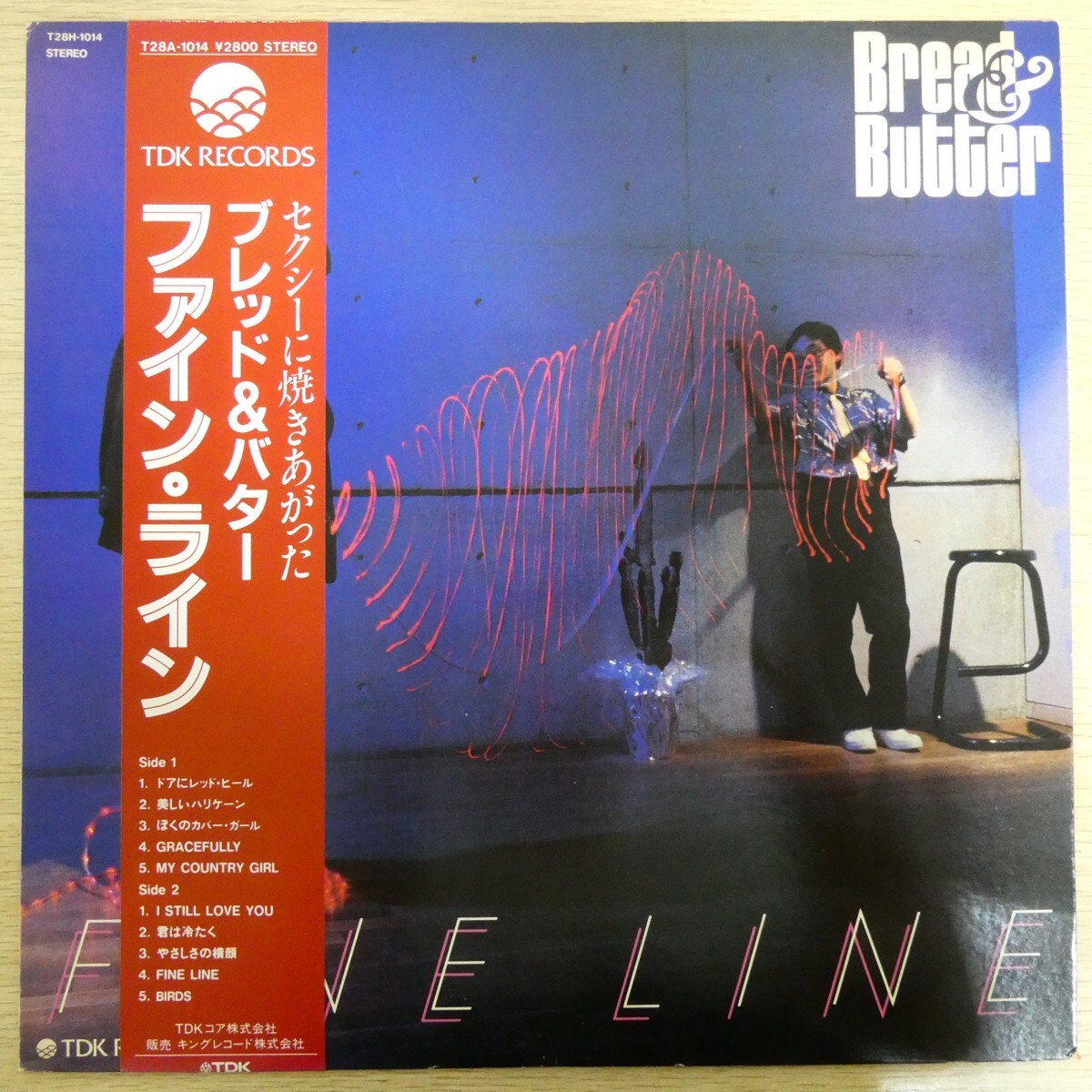 LP4041【和モノ/Japanese Groove】帯付「ブレッド&バター / ファイン・ライン / T28A-1014」拍卖