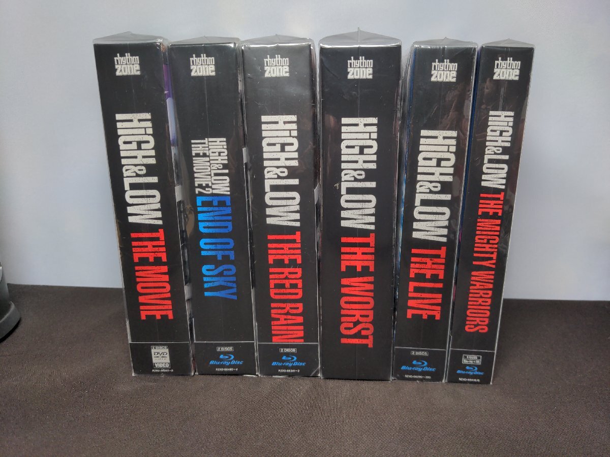 セル版 DVD,Blu-ray HiGH & LOW THE MOVIE + 2 END OF SKY + THE WORST + THE RED RAIN + THE LIVE + THE MIGHTY WARRIORS / gg122拍卖