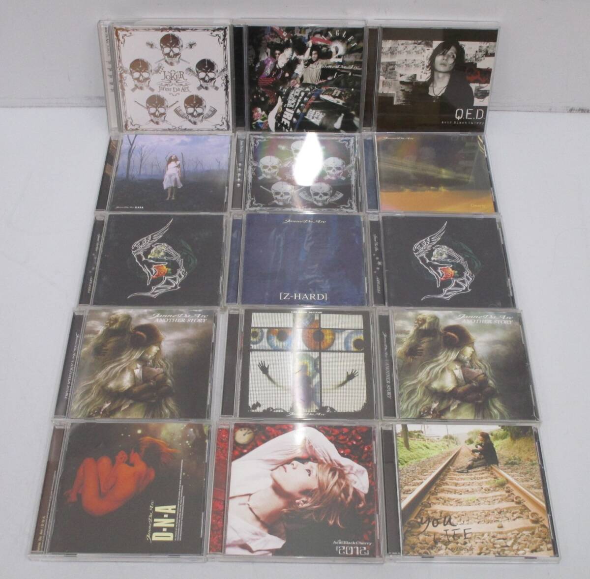 C0801-7H/ Janne Da Arc ジャンヌダルク Acid Black Cherry CD まとめ カオスモード D・N・A Q.E.D. SINGLES2 2012 Dearly 拍卖