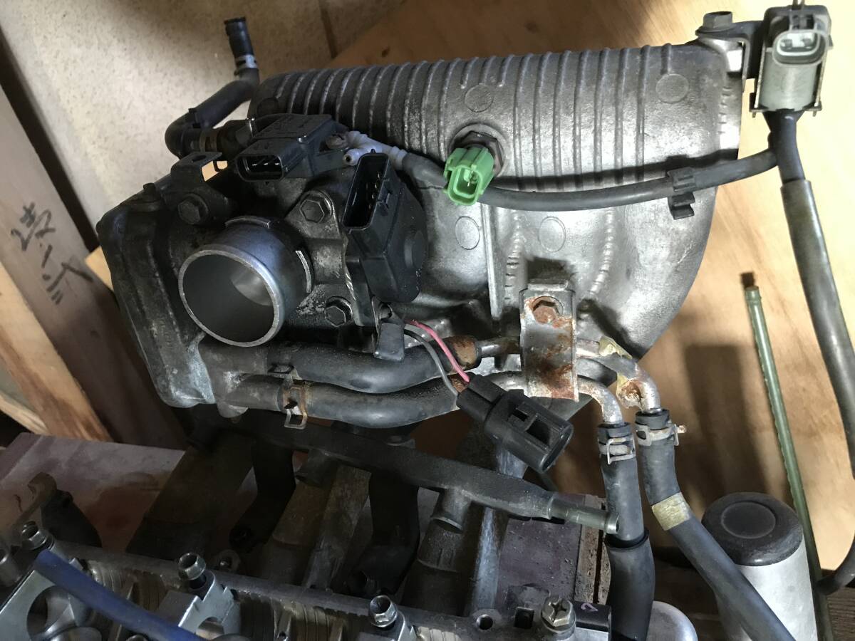 希少 アルトワークス ha22s 前期 スロットルボディ インマニ インテークマニーホールド k6a 電スロ 拍卖