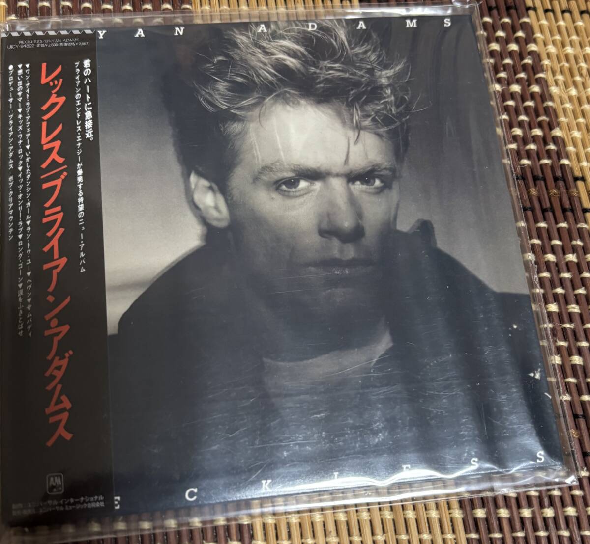 4988005722683:紙ジャケット新品SHM-CD「Bryan Adams ブライアン・アダムス」 レックレス +3拍卖