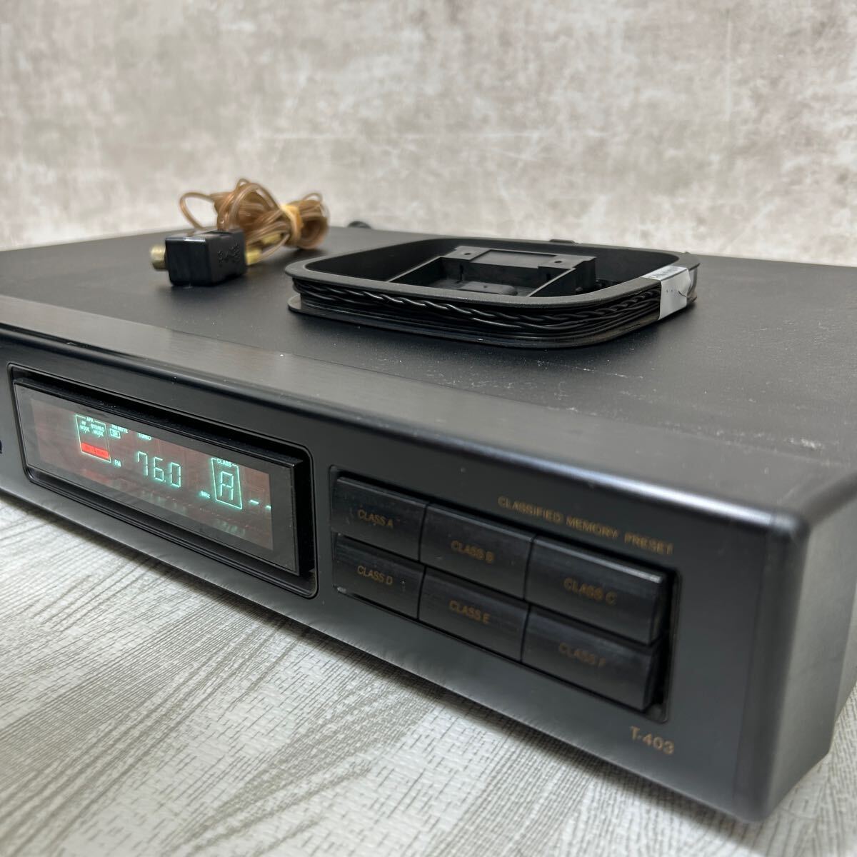 【中古良品】ONKYO T-403 FM STEREO受信 チューナー 拍卖