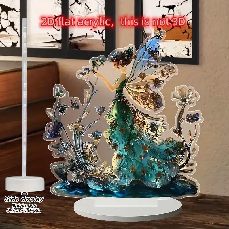 2D フラット アクリルスタンド 花の妖精 置物 0062拍卖