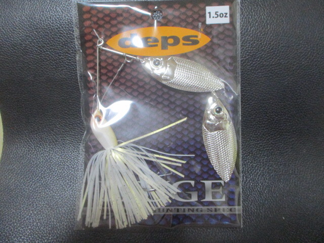 (FG25.7.7)デプス ヒュージスピナーベイト1.5オンス アルビノ 新品未使用! 拍卖