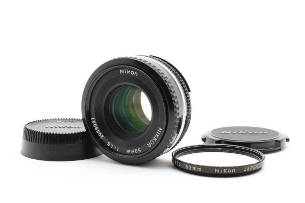 【動作確認済み】 Nikon NIKKOR 50mm f/1.8 Ai-S パンケーキレンズ(ニコンFマウント・MF) 2442361拍卖