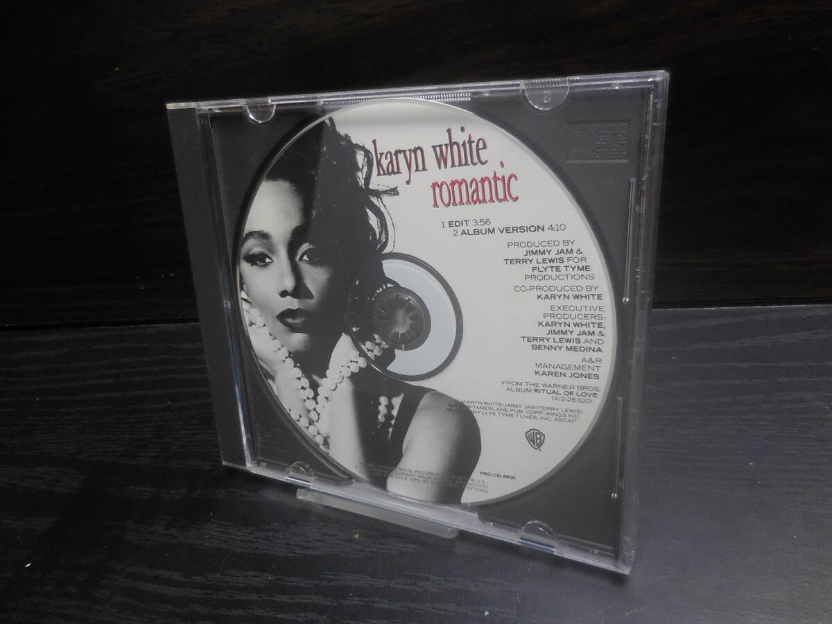 KARYN WHITE キャリン・ホワイト ROMANTIC プロモ盤 非売品 プロモーションCD拍卖