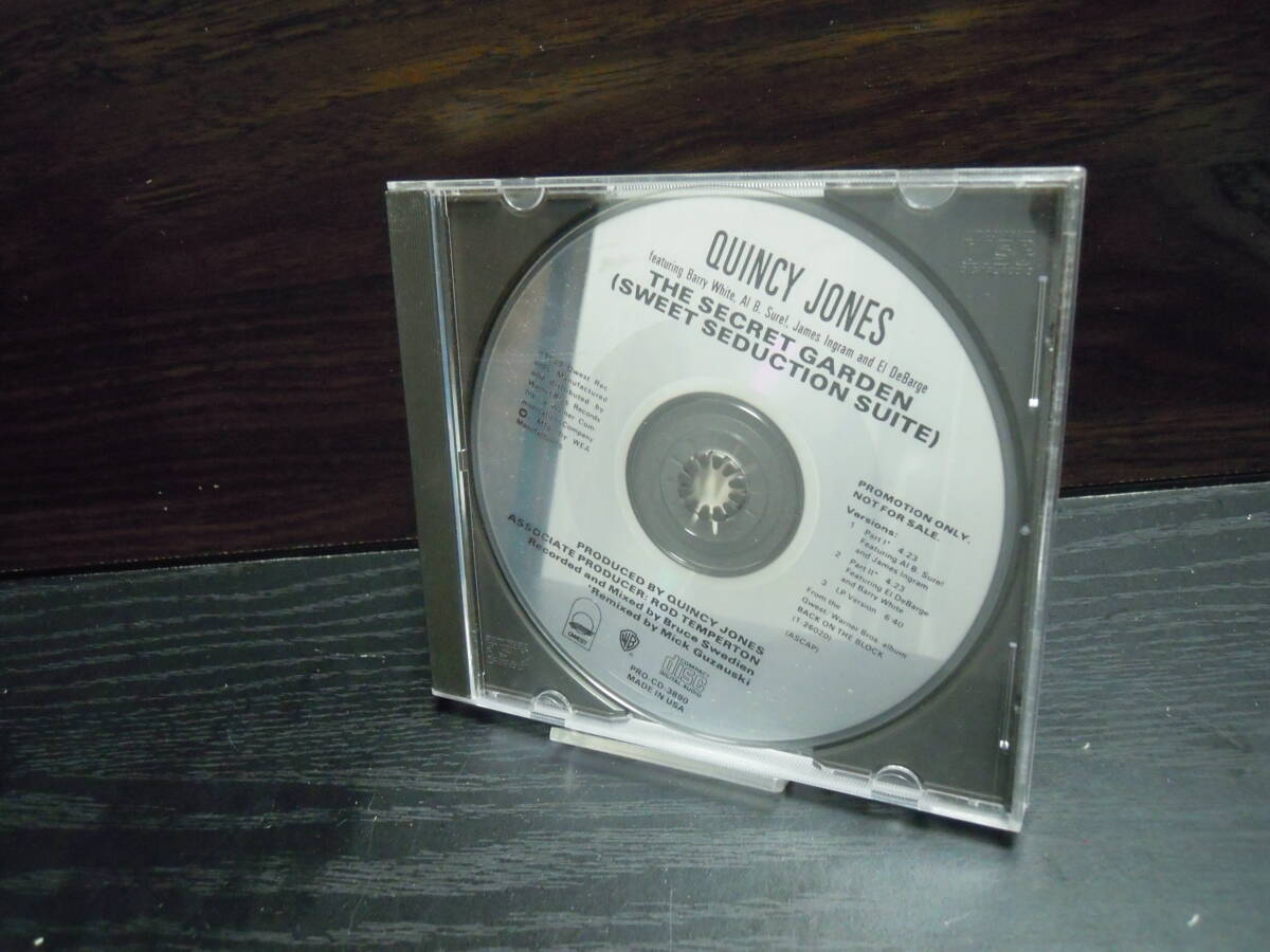 QUINCY JONES クインシー・ジョーンズ THE SECRET GARDEN (SWEET SEDUCTION SUITE) プロモ盤 非売品 プロモーションCD拍卖