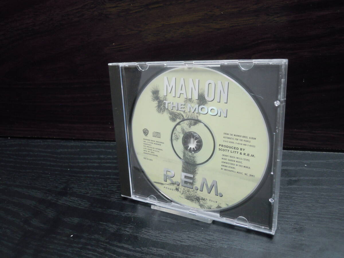 R.E.M. アール・イー・エム MAN ON THE MOON プロモ盤 非売品 プロモーションCD拍卖