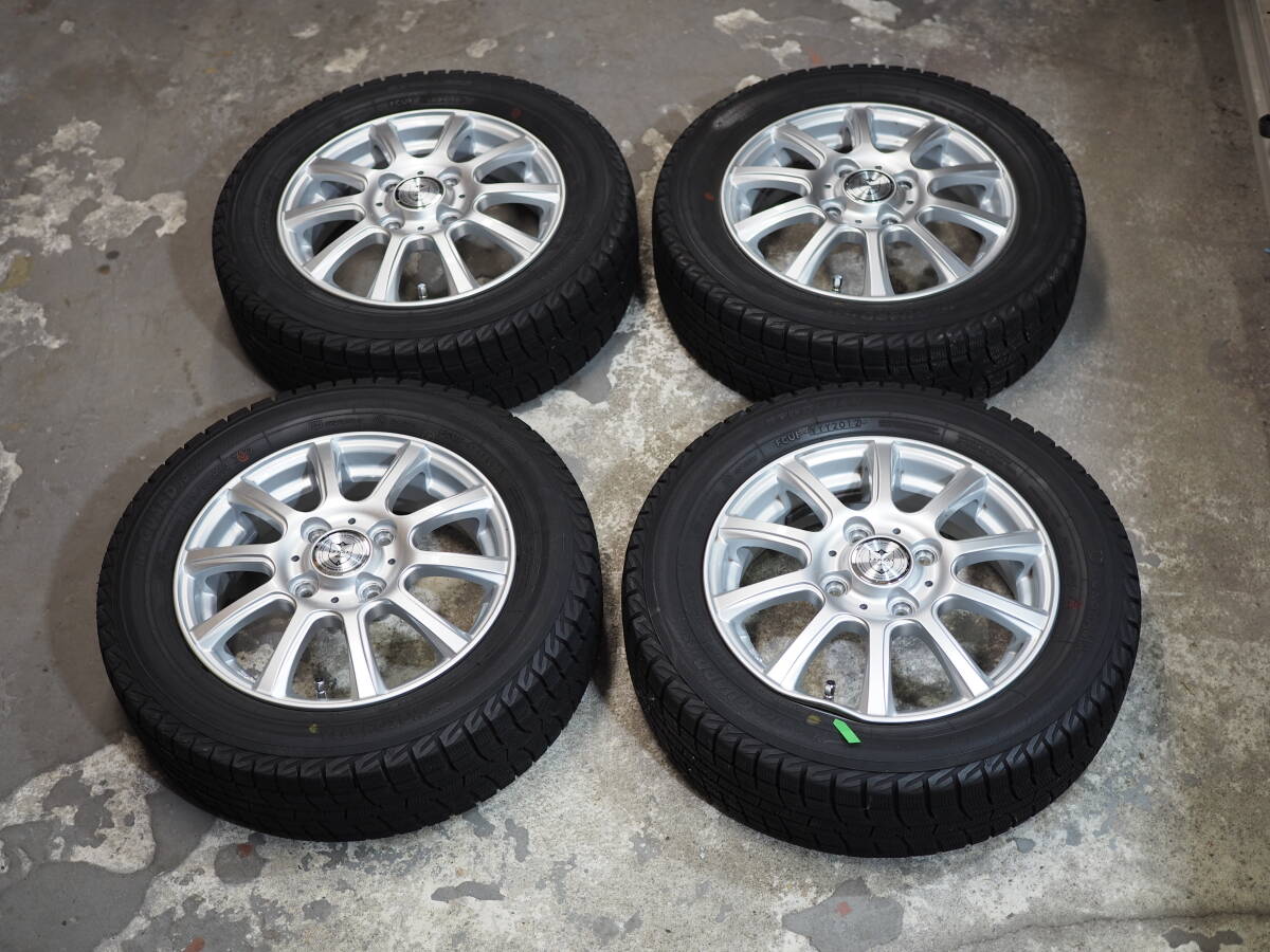 〇スタッドレスタイヤ 4本《 JOKER weds 》社外 13インチ アルミホイール 13×4.00B +45 PCD100 4H《 ヨコハマ ice GUARD IG30 》155/65R13拍卖
