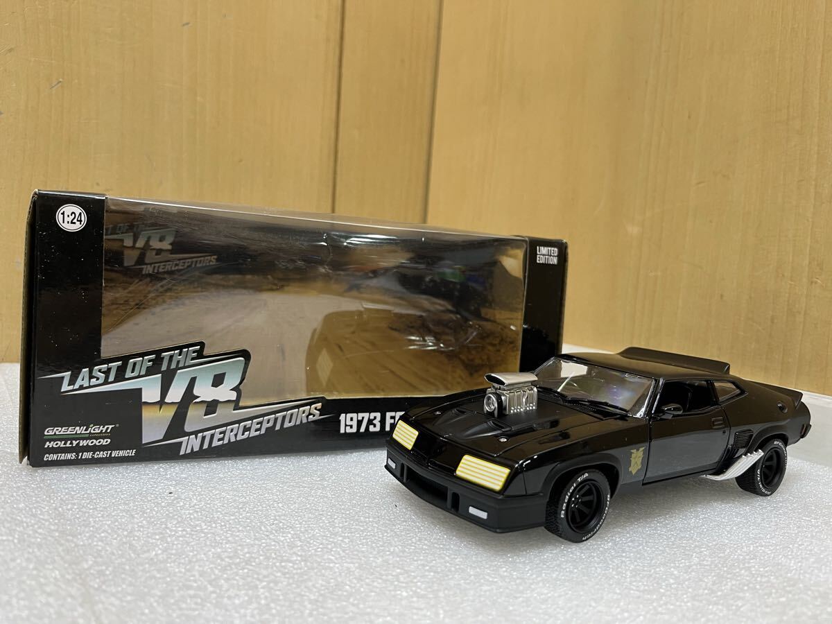 RE6885 グリーンライト ハリウッド シリーズ 1973 フォード ファルコン XB ラスト オブ ザ V8 インターセプター 1/24ダイキャスト拍卖