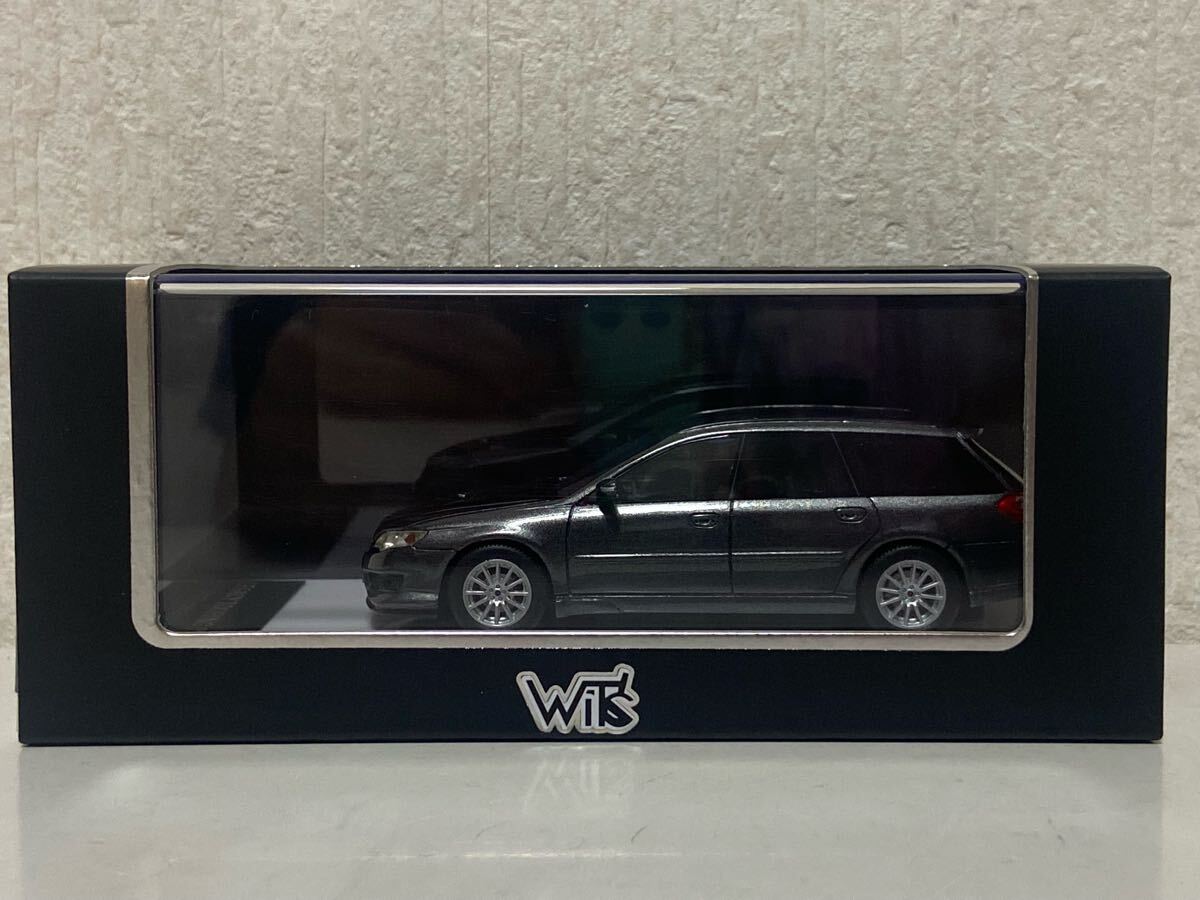 WiT`s 1/43 スバル レガシィ 2.0GT specB STI ツーリングワゴン ダイヤモンドグレーメタリック LEGACY WAGON tuned by 2007 BP5後期拍卖