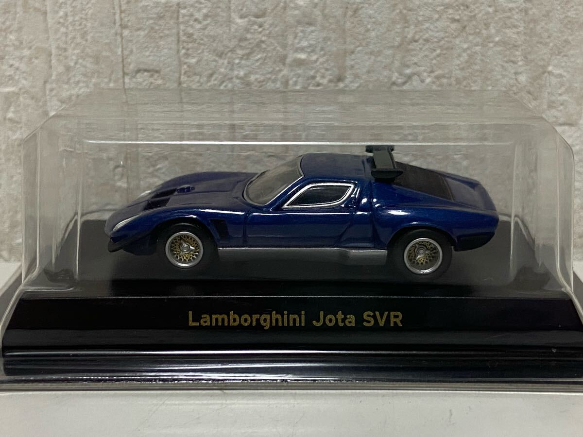 京商 1/64 ランボルギーニ イオタ SVR ブルー シルバーKYOSHO Lamborghini Jota拍卖