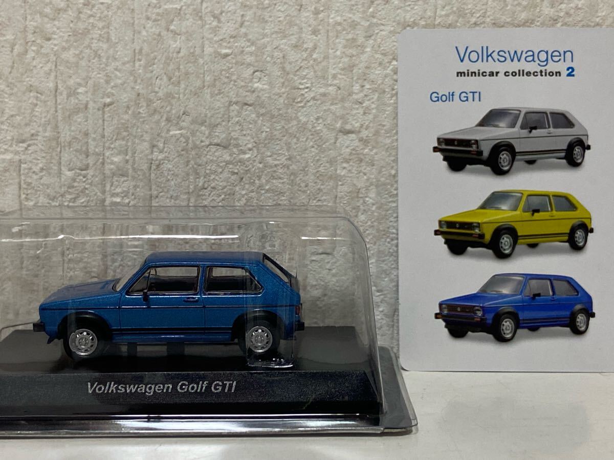 京商 1/64 フォルクスワーゲン ゴルフ GTI ブルー KYOSHO Volkswagen Golf拍卖