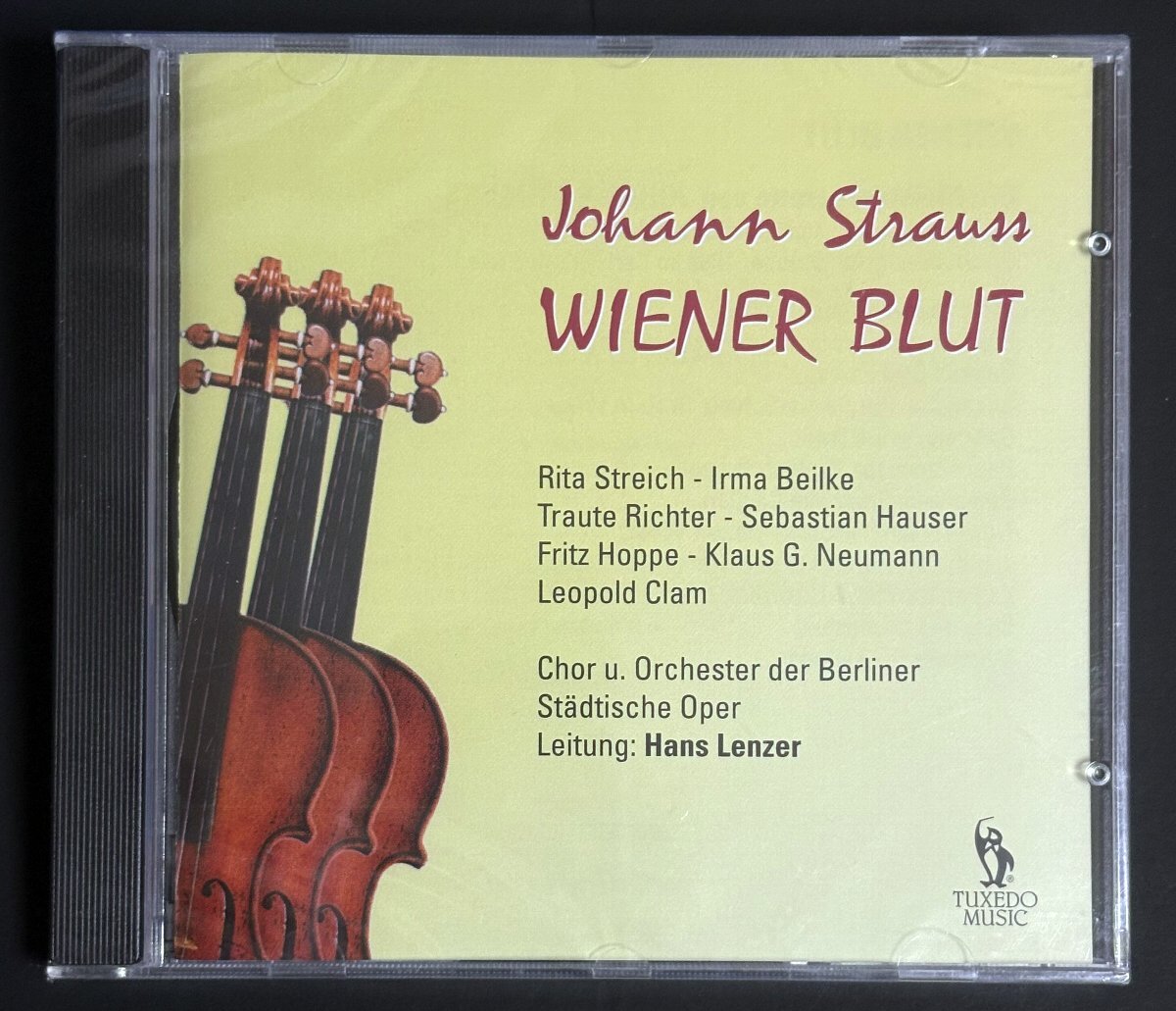 未開封 CD リタ・シュトライヒ WIENER BLUT J・シュトラウス ハンス・レンツァー ベルリンオペラ管弦楽団 拍卖