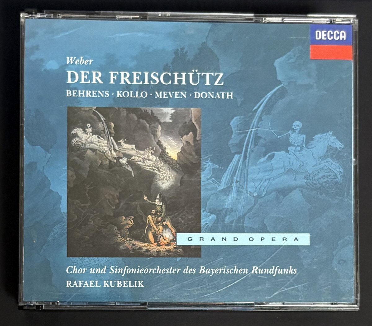 CD クーベリック指揮 ウェーバー 魔弾の射手 2枚組 バイエルン放送交響楽団 DECCA 輸入盤拍卖