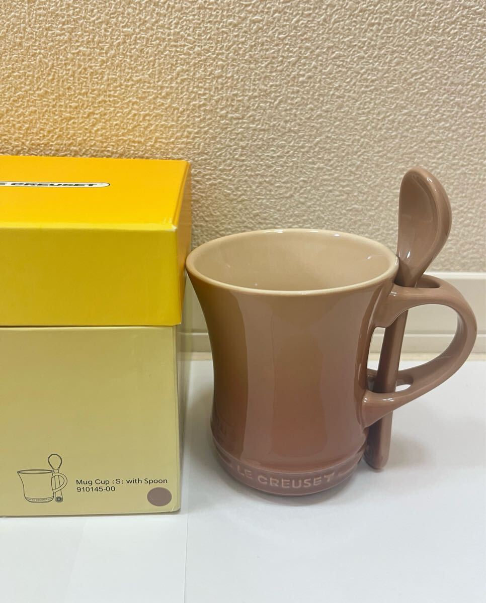 ル・クルーゼ Le Creuset マグカップ スプーン付き レア スープマグ カフェ 拍卖