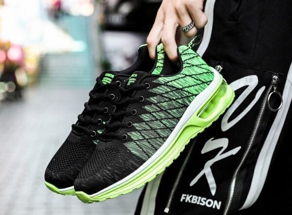 靴 【緑 28cm】【S12】メンズ スニーカー ランニングシューズ フィットネス ウォーキング スポーツ カジュアル かっこいい メッシュ拍卖