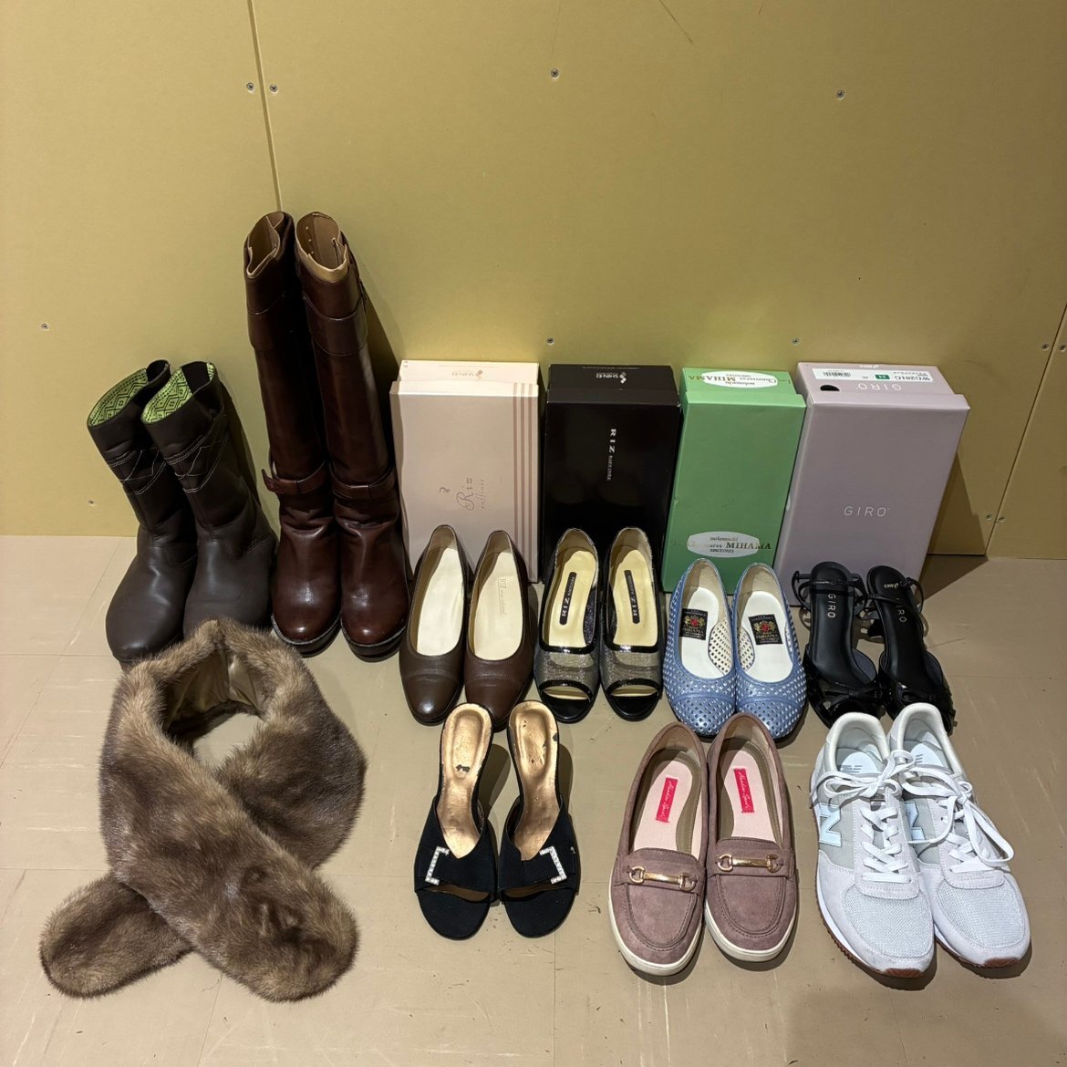 【OFS5192aYS】1円~ 靴 小物まとめ スニーカー ロングブーツ パンプス ヒール サンダル ニューバランス ブランド ファッション ジャンク拍卖