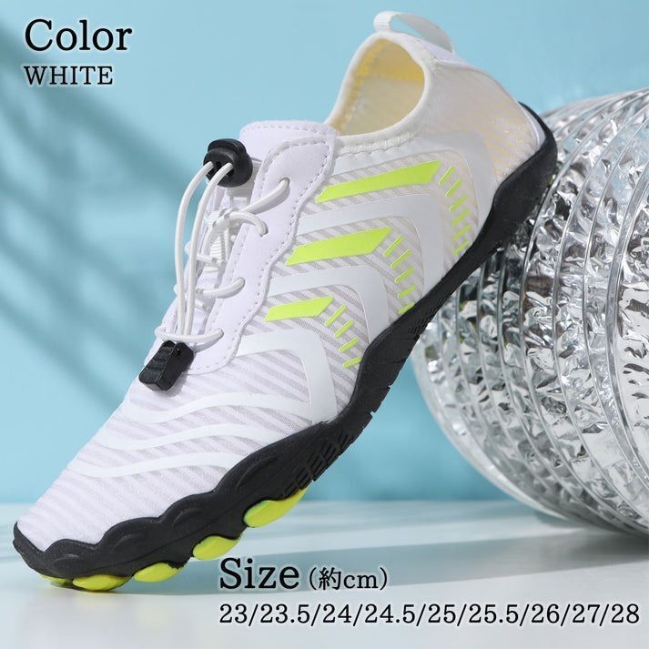 マリンシューズ 「ウォーターシューズ メンズ レディース 白」サイズ 25.0㎝ #2696 新品未開封 拍卖