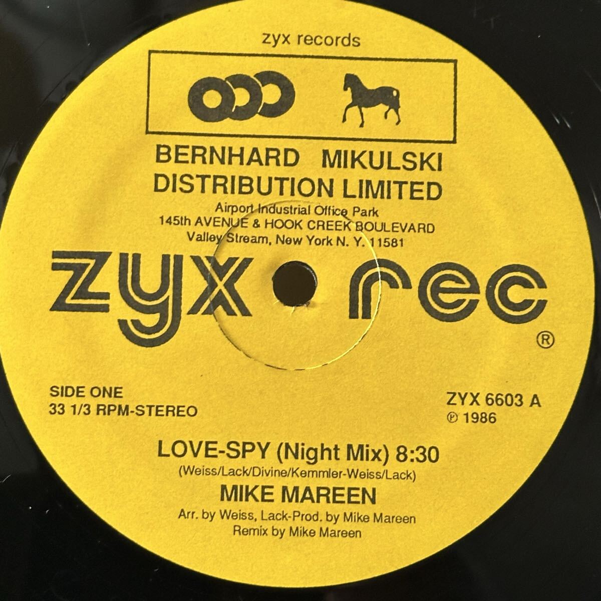 【12'】 MIKE MAREEN / LOVE SPY ※ 2バージョン入り Night Mix / Badman Mix拍卖