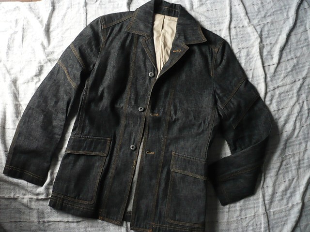 アトリエサブ★デニムカバーオールジャケット インディゴ拍卖