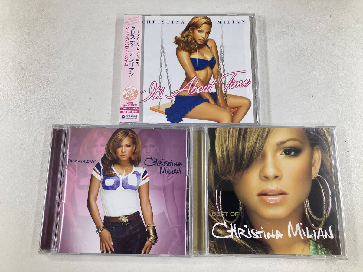 【W0284】クリスティーナ・ミリアン CD アルバム 国内盤 3枚セット●It’s About Time●So Amazin’●Best Of Christina Milian拍卖