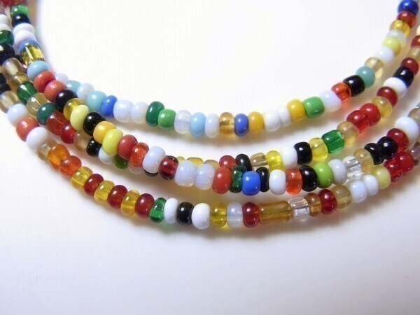 ☆オールドベネチアン小粒のクレイジーMix!その2☆アンティークビーズクリスマスとんぼ玉ハンドメイド拍卖