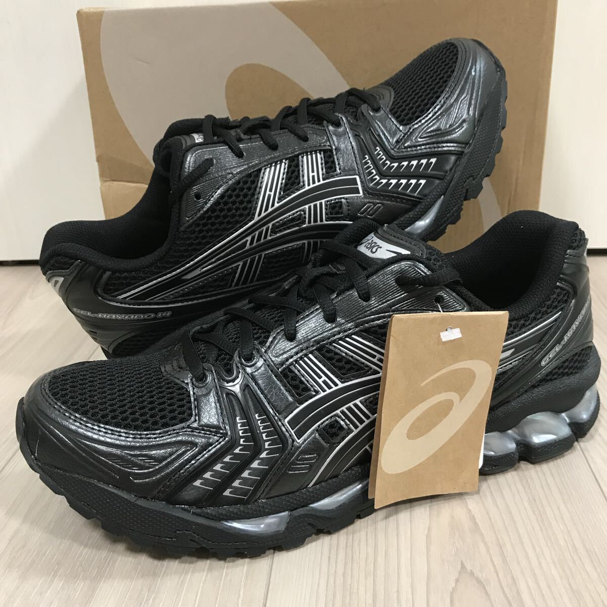 Asics Gel-Kayano 14 Black Pure Silver アシックス ゲルカヤノ ゲル カヤノ ランニング ブラック ピュア シルバー タイガー メッシュ 黒拍卖