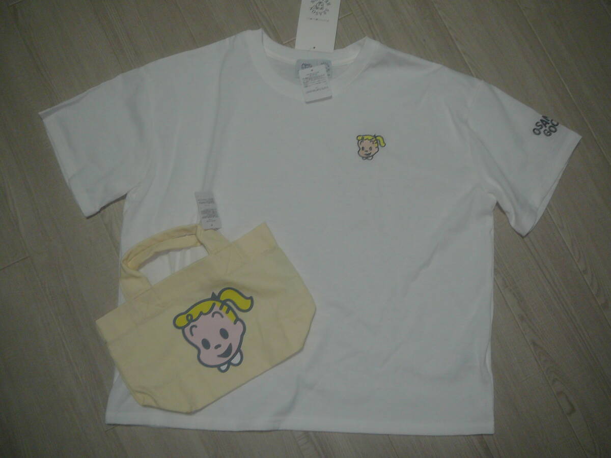 ●オサムグッズ OSAMU GOODS しまむら Tシャツ(L) &トートバッグ ジル拍卖