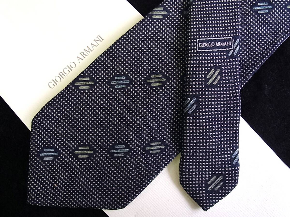 ■E0210N■在庫処分SALE■【最高級 黒タグ】ジョルジオ アルマーニ ネクタイ拍卖