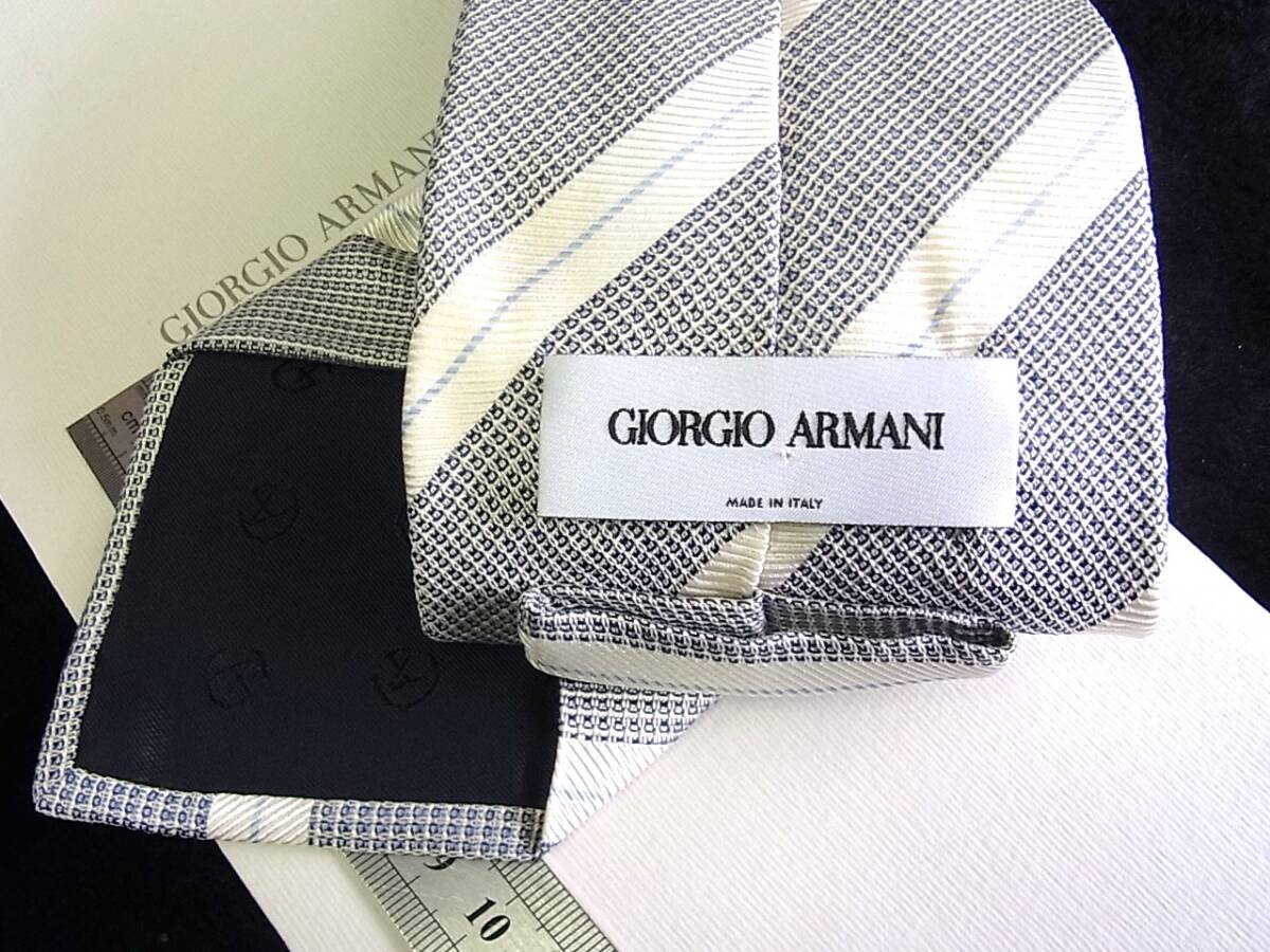 ■E0212N■在庫処分SALE■ジョルジオ アルマーニ【ストライプ 柄】ネクタイ拍卖