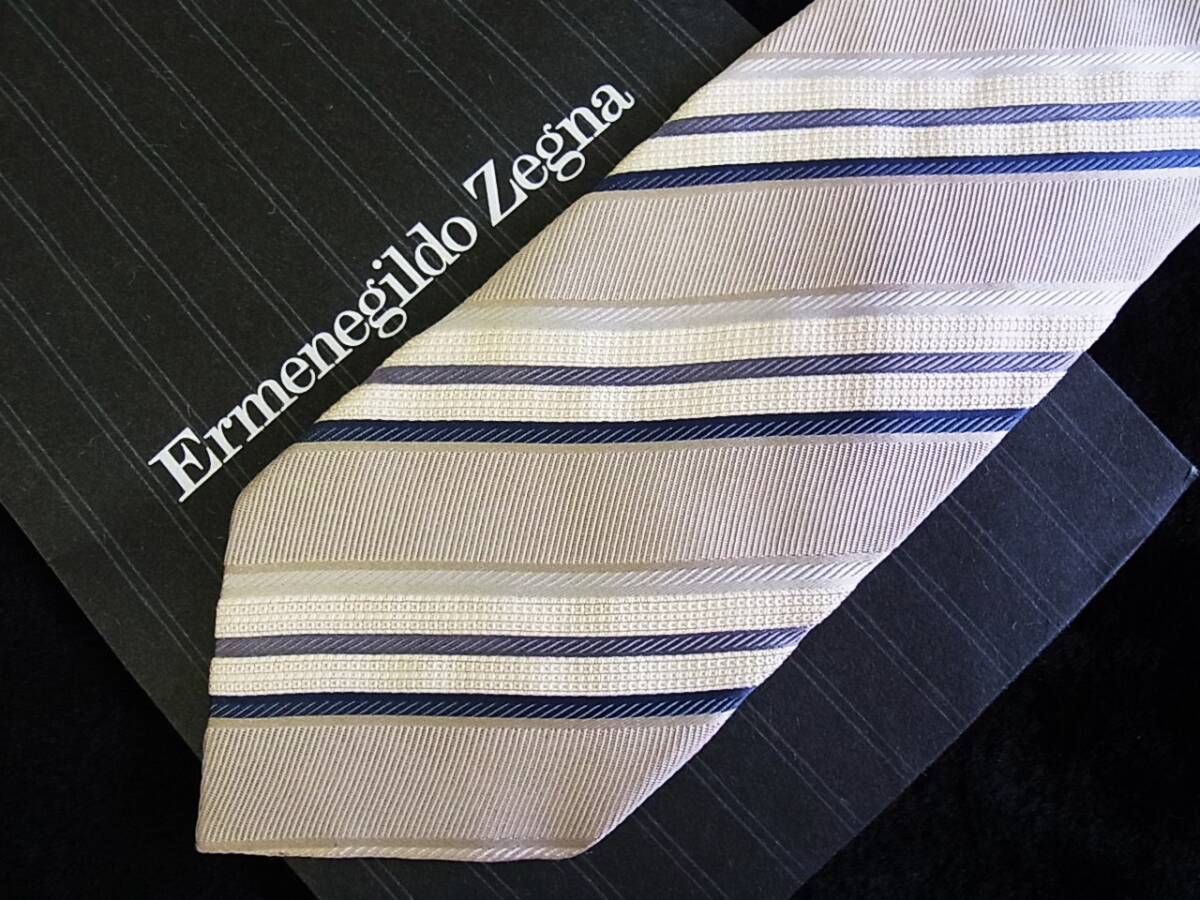 ■E0215N■在庫処分SALE■【Zegna】ゼニア【ストライプ 柄】ネクタイ★拍卖