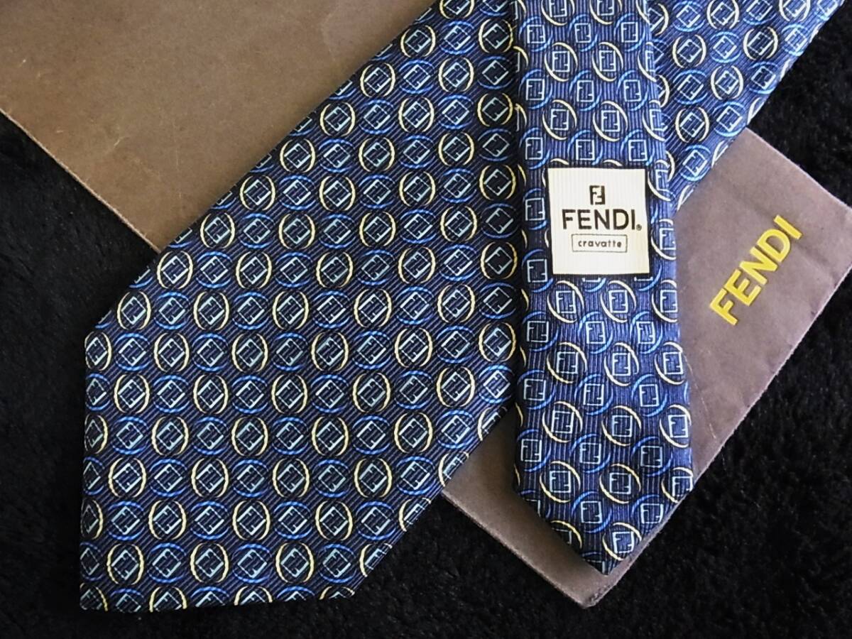■E0237N■在庫処分SALE■フェンディ【総FFロゴ】【FENDI】ネクタイ★拍卖