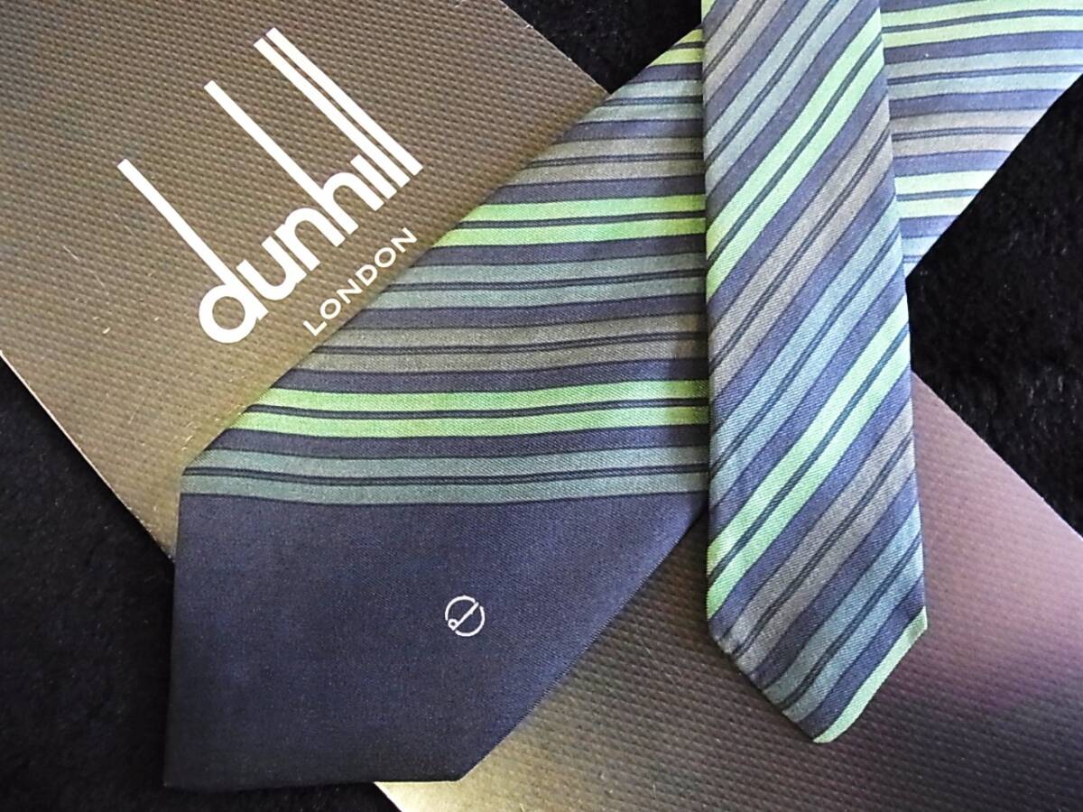 ■E0295■在庫処分SALE■【dunhill】ダンヒル【ストライプ 柄】ネクタイ★★拍卖