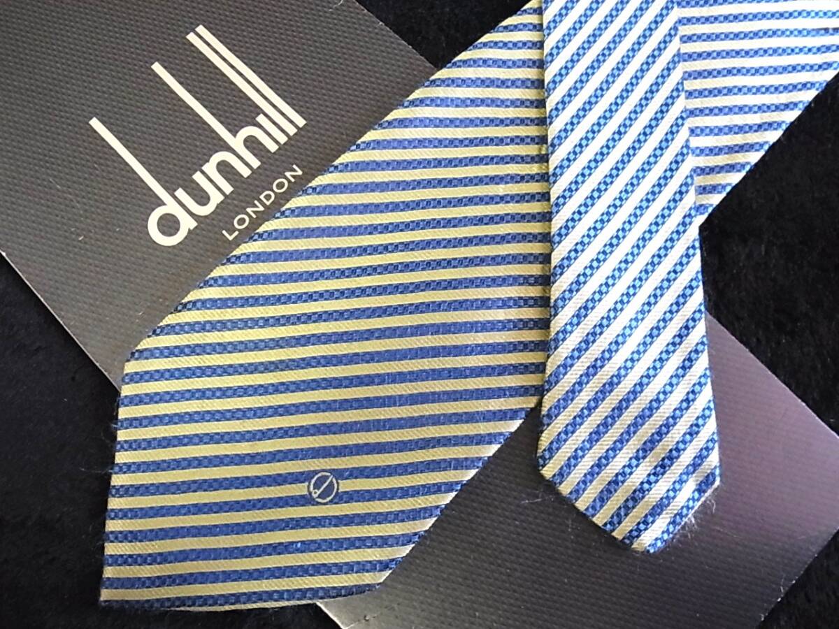 ■E0296■在庫処分SALE■【dunhill】ダンヒル【ストライプ 柄】ネクタイ★★拍卖