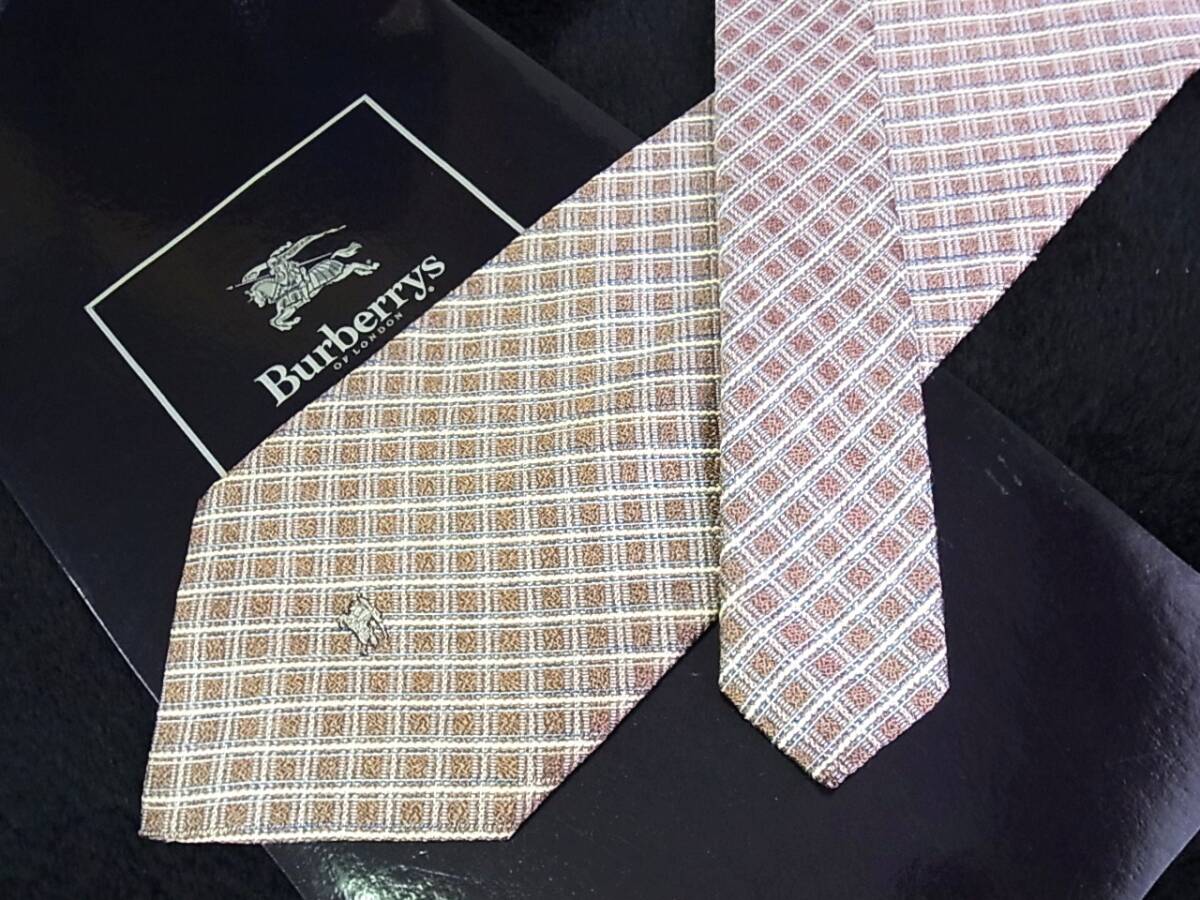 ■E0298■在庫処分SALE■バーバリー【刺繍ロゴ入】【BURBERRY LONDON】ネクタイ★★拍卖