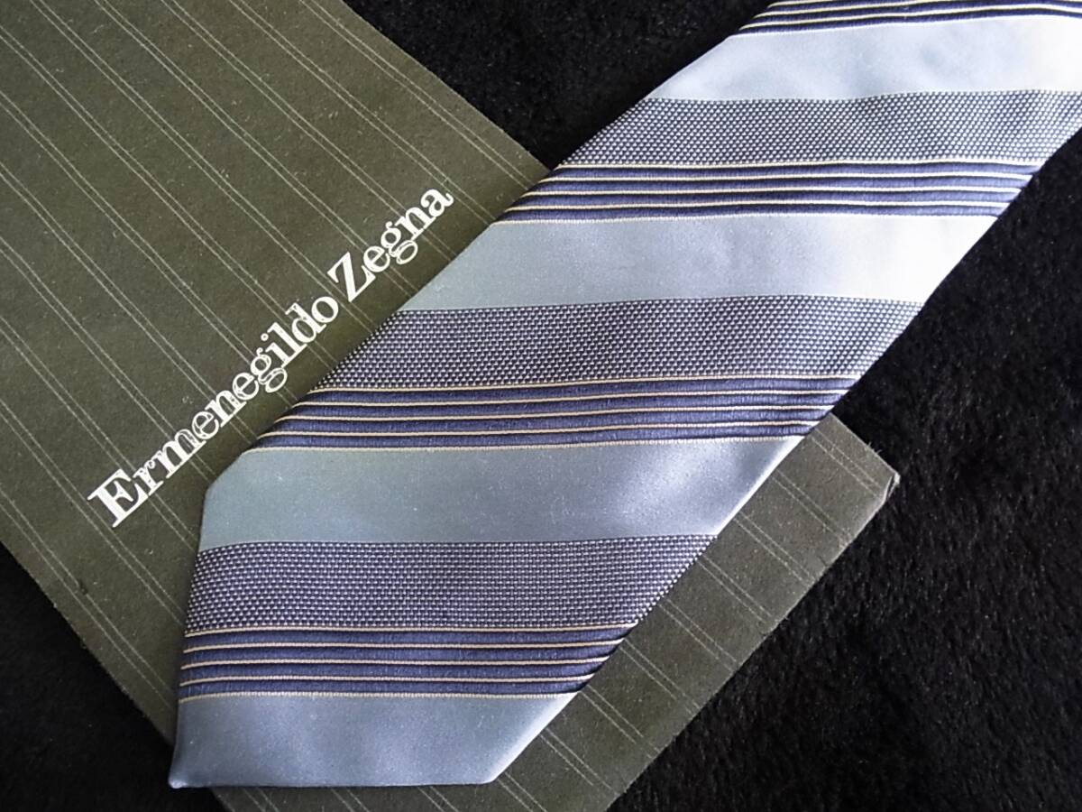 ■E0360■在庫処分SALE■【Zegna】ゼニア【ストライプ 柄】ネクタイ★★拍卖