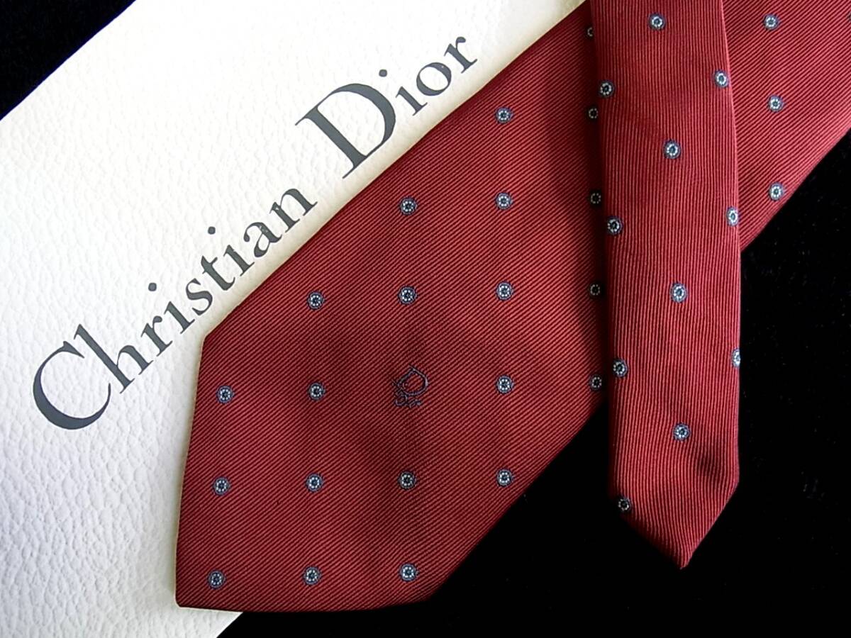 ■E0396■在庫処分SALE■ディオール【Diorロゴ入】ネクタイ拍卖