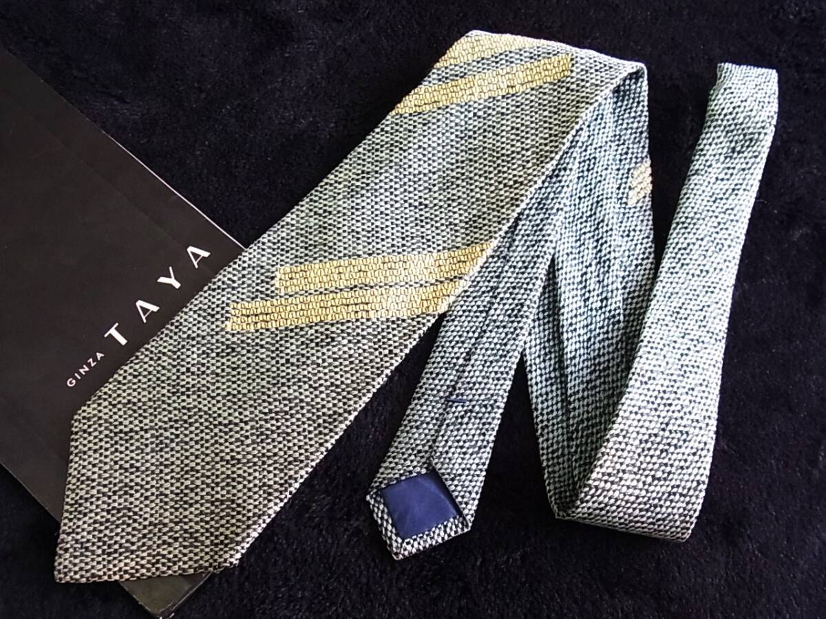 ■E0361■在庫処分SALE■銀座の老舗TAYA田屋【ストライプ 柄】ネクタイ拍卖