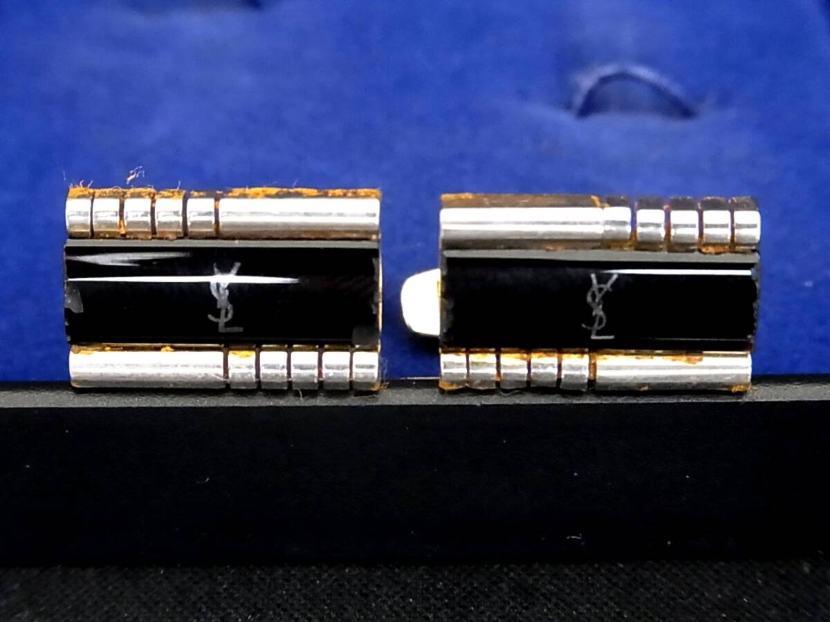 ■№0338■特売③■【YSL】サンローラン■カフス♪258拍卖