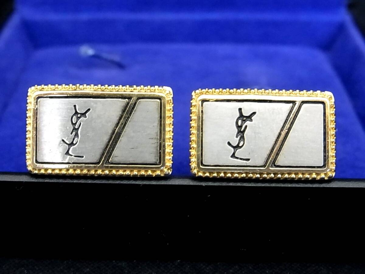 ■№0343■特売③■【YSL】サンローラン■カフス♪258拍卖
