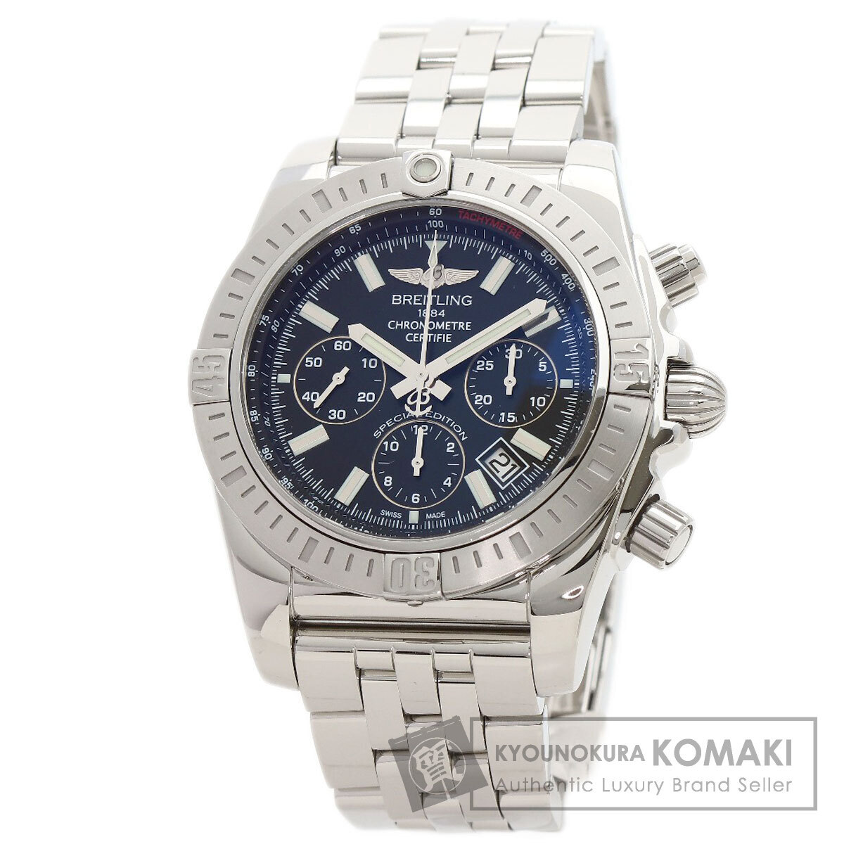 BREITLING ブライトリング AB0115 クロノマット44 腕時計 ステンレススチール SS メンズ 中古拍卖