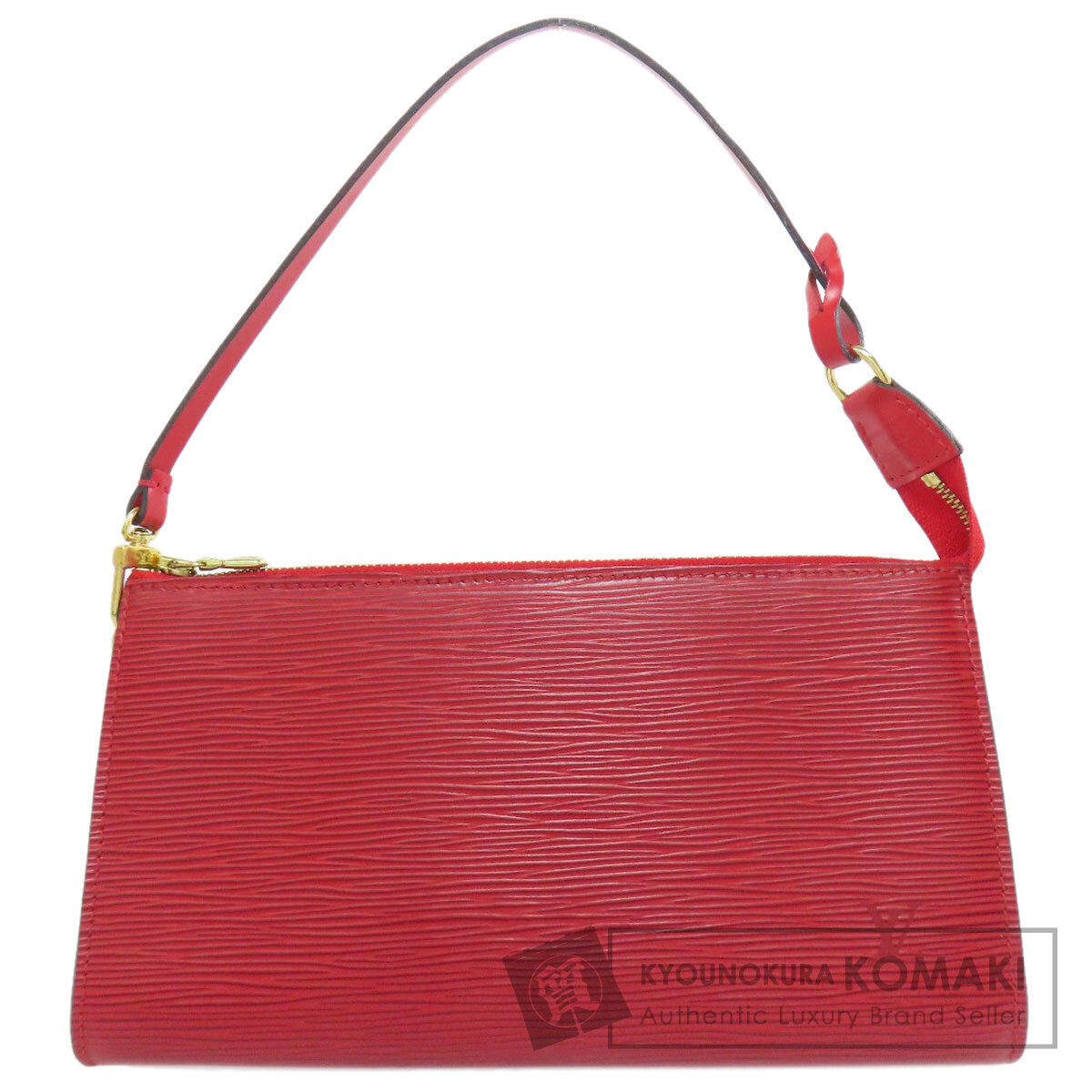 LOUIS VUITTON ルイヴィトン M52947 ポシェット アクセソワール アクセサリーポーチ エピレザー レディース 中古拍卖