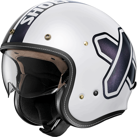 SHOEI ジェットタイプヘルメット J・O+ ジェイオー・プラス CROSS LOGO2 クロスロゴ ツー TC-6 L 59cm拍卖