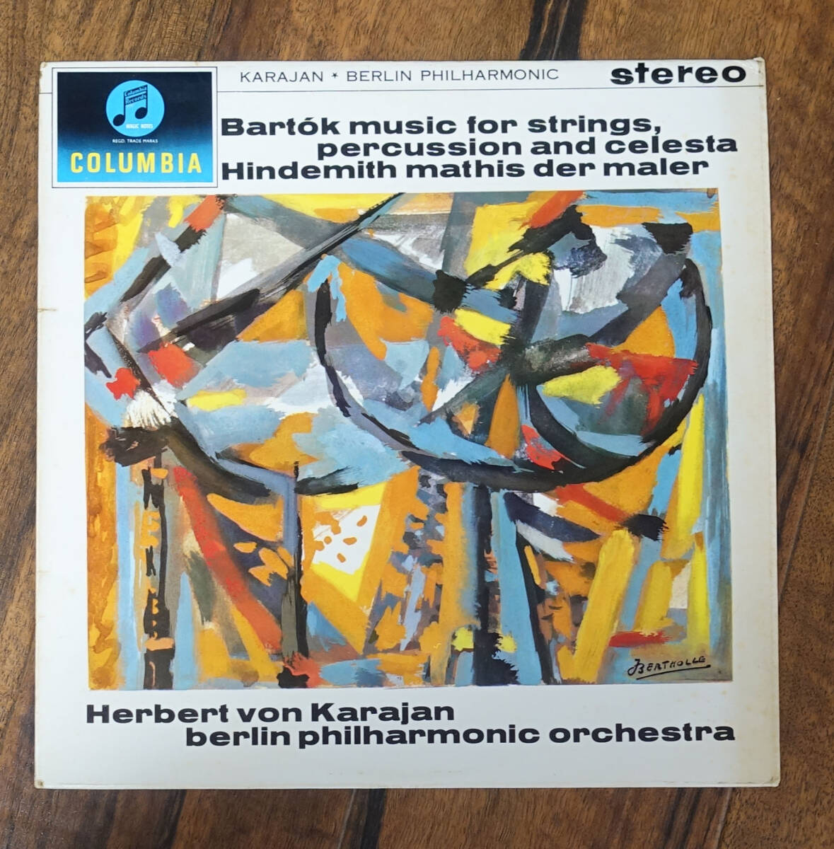 極美! 英Columbia SAX 2432 B&S 弦楽器と打楽器とチェレスタのための音楽 カラヤン拍卖
