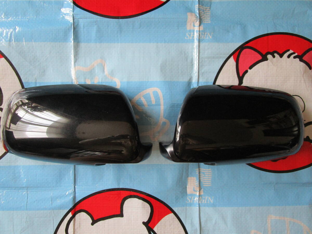 【新品・納車時外し】【長期保管】TOYOTA ウィッシュ/ドアミラーカバー(黒)左右一式拍卖