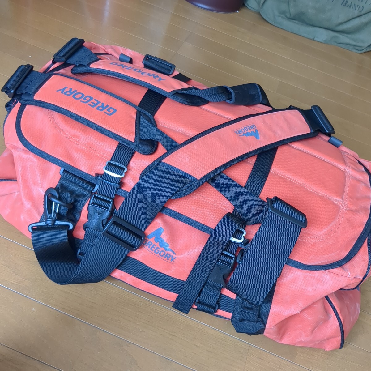 旧ロゴ GREGORY グレゴリー アルパカ ダッフル オレンジ3way拍卖
